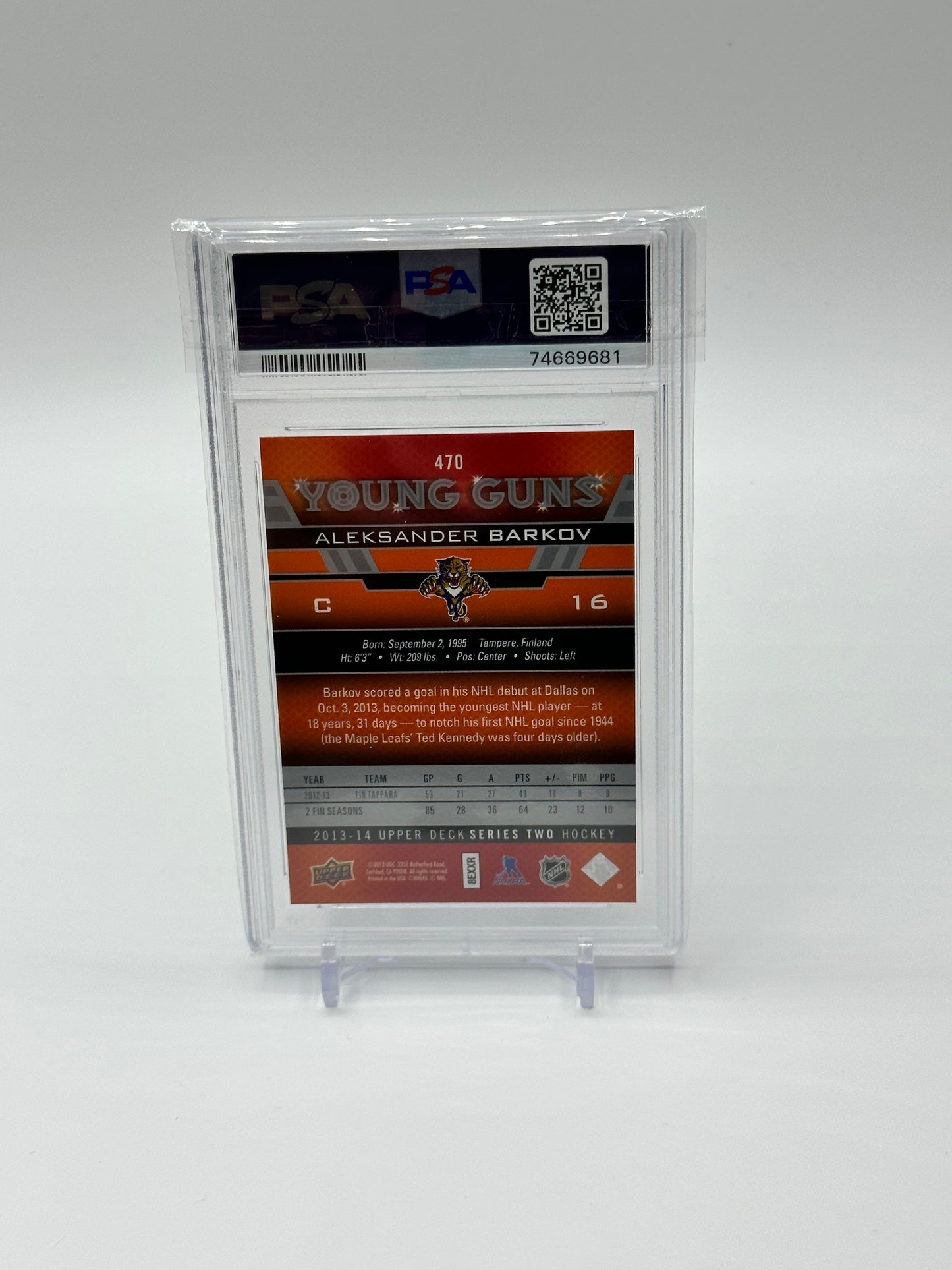 2013-14 Upper Deck - Young Guns #470 Aleksander Barkov (RC)