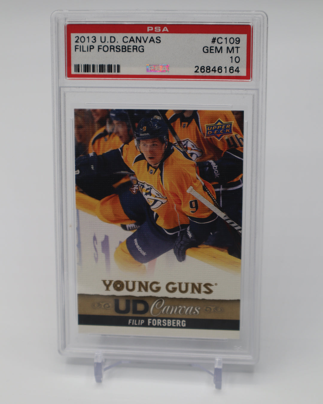 2013 Filip Forsberg Rookie Card Young Guns #451 PSA 10 Gem Mint