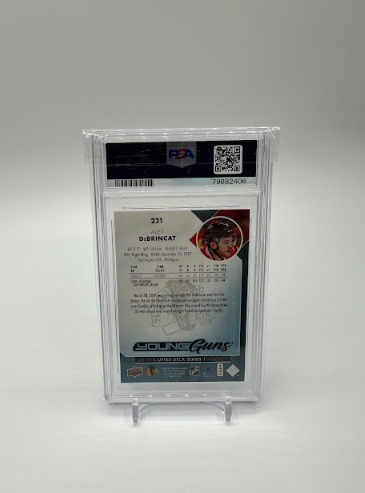 2017-18 Upper Deck Young Guns Canvas Alex DeBrincat RC PSA 10 #C114