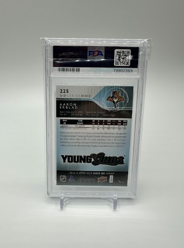 2014-15 Upper Deck Aaron Ekblad Young Guns PSA 9 Florida Panthers RC Rookie