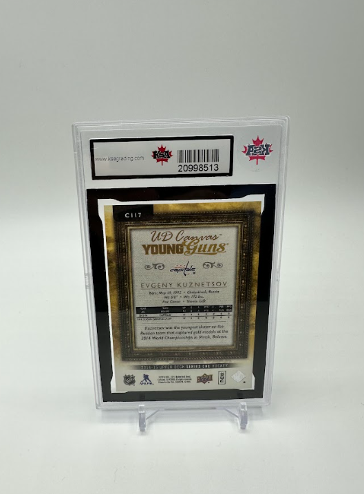 2014-15 Upper Deck Series 1 Hockey Evgeny Kuznetsov Young Guns #248 PSA 10
