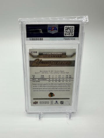2015 Upper Deck- Young Guns - Artemi Panarin - Card # 221 - PSA MINT 9