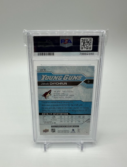 2016-17 Upper Deck Jakob Chychrun Young Guns #206 PSA 10 GEM MT