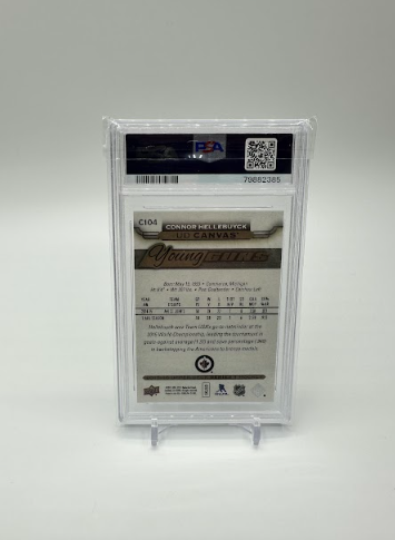 2015-16 UPPER DECK CONNOR HELLEBUYCK YOUNG GUNS RC #214 PSA 10 GEM MINT JETS