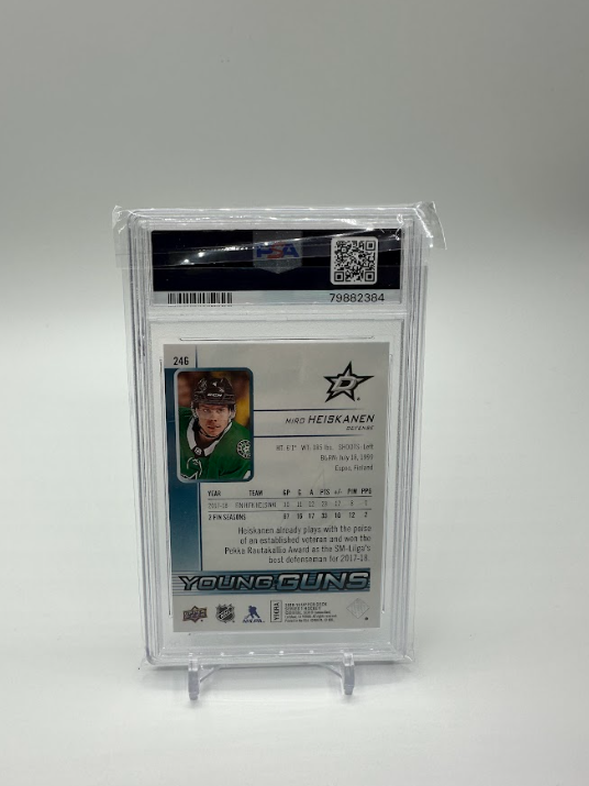 2018-19 Upper Deck Young Guns Miro Heiskanen Rookie #246 PSA 10