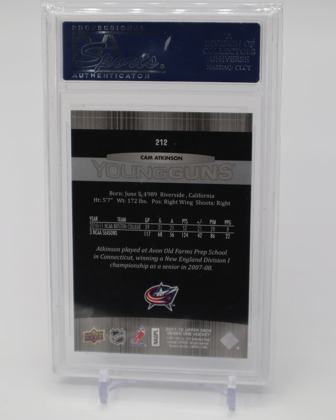 2011-12 Young Guns Cam Atkinson Rookie Columbus Blue Jackets #212