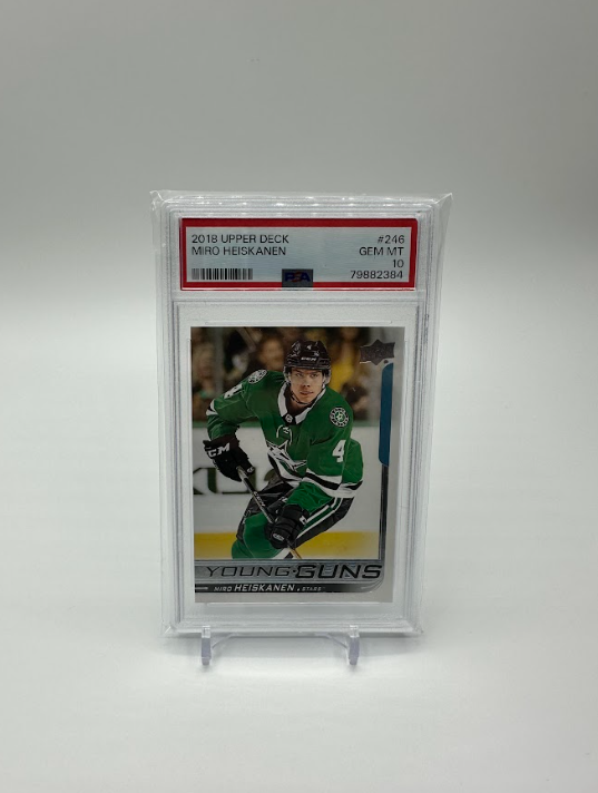 2018-19 Upper Deck Young Guns Miro Heiskanen Rookie #246 PSA 10
